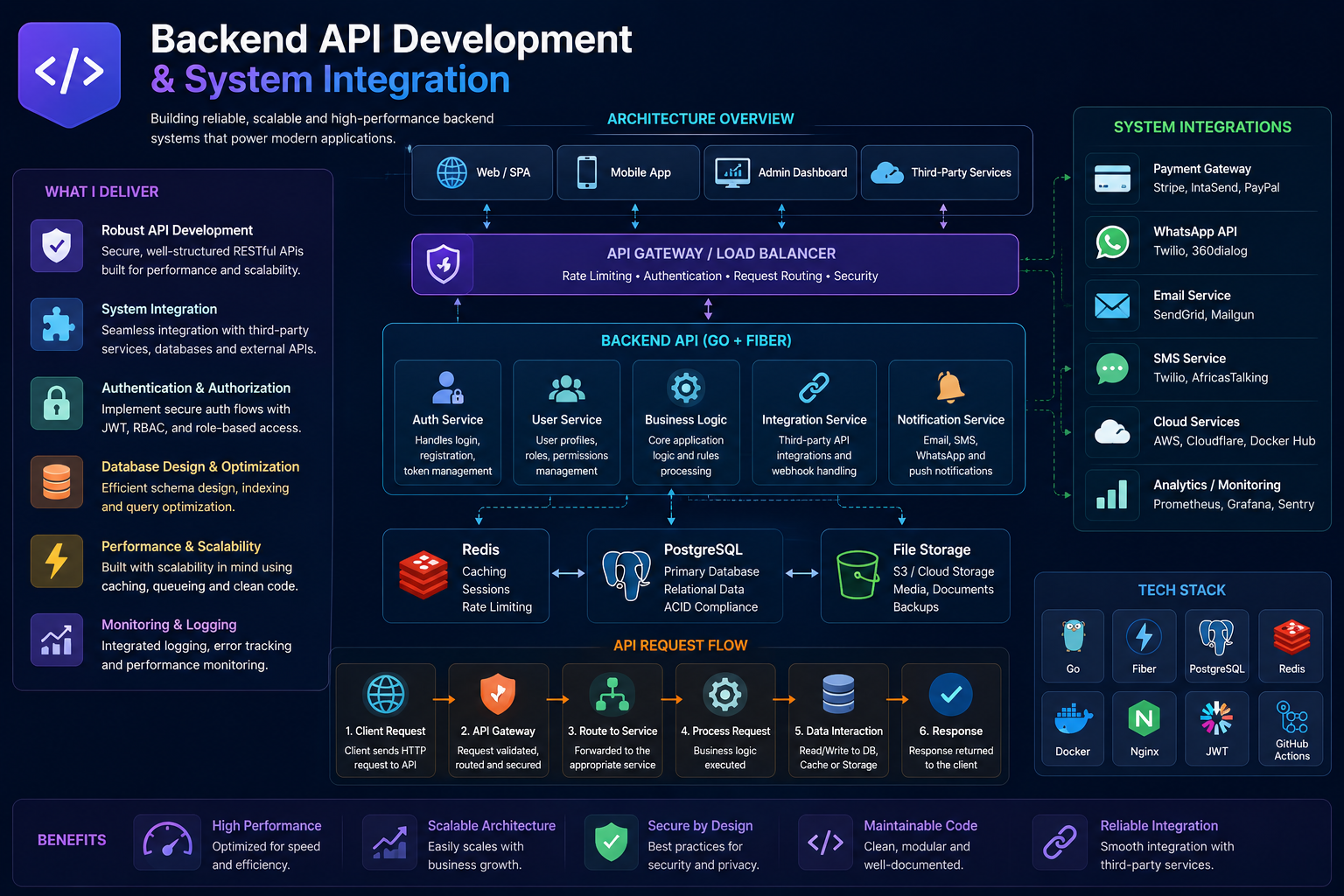 Backend API Development & System Integration