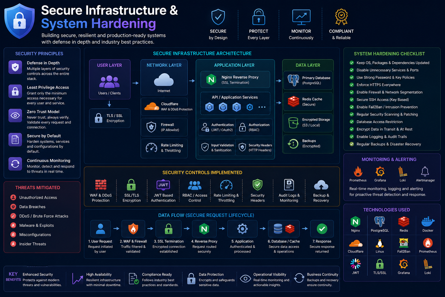 Secure Infrastructure & System Hardening